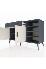 Kronos Konsol 5 Raflı 2 Çekmeceli 2 Kapaklı 132x59x83 - S606M024V14C