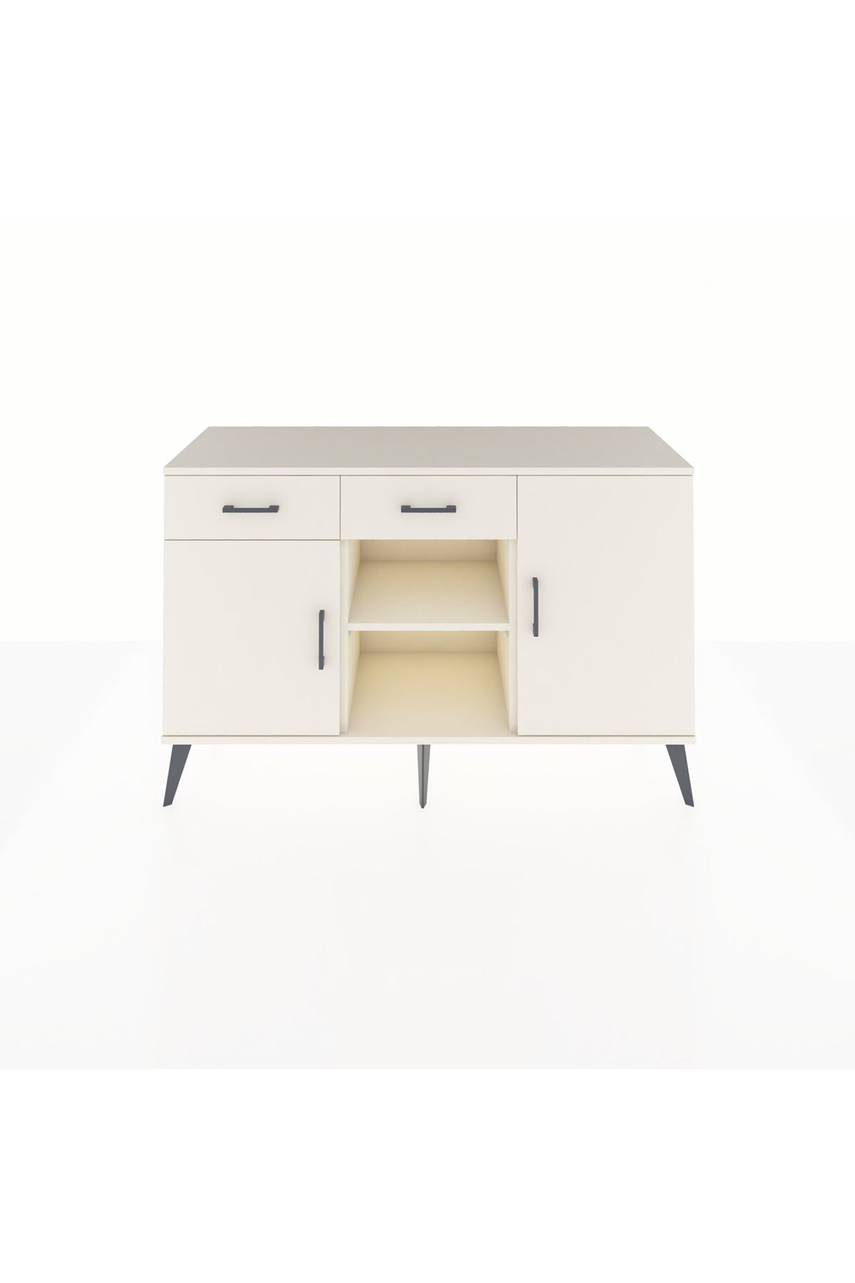 Kronos Konsol 3 Raflı 2 Çekmeceli 3 Kapaklı 132x59x83 - S606M025V04C