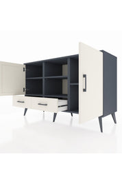 Kronos Konsol 5 Raflı 2 Çekmeceli 3 Kapaklı 132x59x83 - S606M026V13C