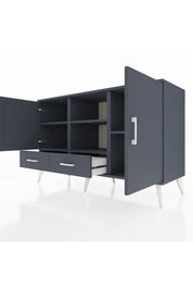 Kronos Konsol 5 Raflı 2 Çekmeceli 3 Kapaklı 132x59x83 - S606M026V17C
