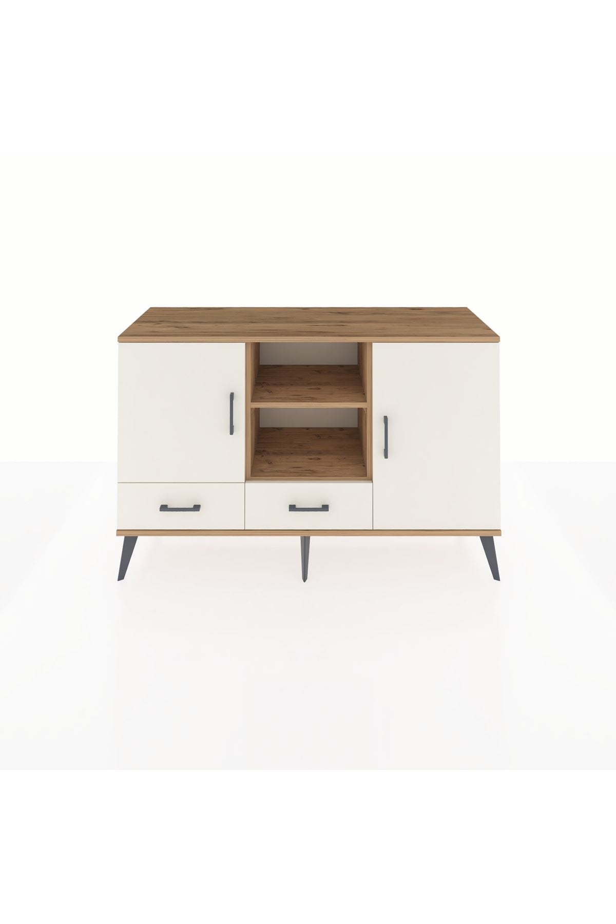 Kronos Konsol 5 Raflı 2 Çekmeceli 3 Kapaklı 132x59x83 - S606M026V22C