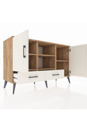 Kronos Konsol 5 Raflı 2 Çekmeceli 3 Kapaklı 132x59x83 - S606M026V22C