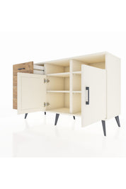 Kronos Konsol 4 Raflı 4 Çekmeceli 2 Kapaklı 132x59x83 - S606M029V06C