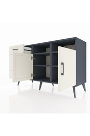 Kronos Konsol 4 Raflı 4 Çekmeceli 2 Kapaklı 132x59x83 - S606M029V13C
