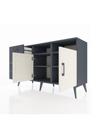 Kronos Konsol 4 Raflı 4 Çekmeceli 2 Kapaklı 132x59x83 - S606M029V14C