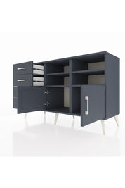Kronos Konsol 4 Raflı 4 Çekmeceli 2 Kapaklı 132x59x83 - S606M030V17C