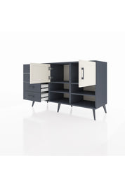 Kronos Konsol 4 Raflı 4 Çekmeceli 2 Kapaklı 132x59x83 - S606M031V14C