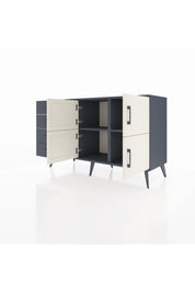 Kronos Konsol 2 Raflı 4 Çekmeceli 4 Kapaklı 132x59x83 - S606M032V14C