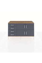 Kronos Konsol 2 Raflı 4 Çekmeceli 4 Kapaklı 132x59x83 - S606M032V26C