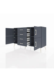 Kronos Konsol 2 Raflı 4 Çekmeceli 4 Kapaklı 132x59x83 - S606M033V17C