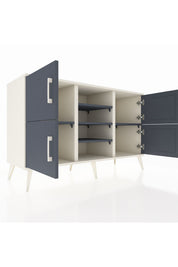Kronos Konsol 5 Raflı 4 Kapaklı 132x59x83 - S606M034V08C