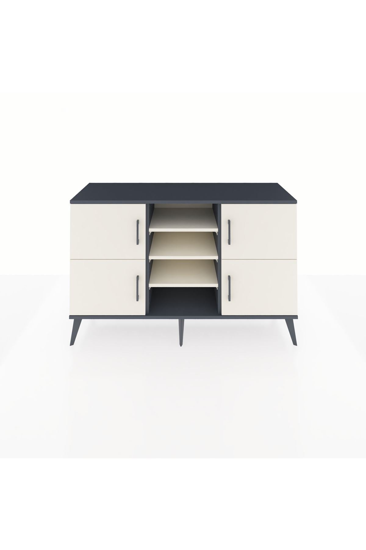 Kronos Konsol 5 Raflı 4 Kapaklı 132x59x83 - S606M034V13C