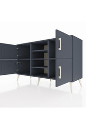 Kronos Konsol 5 Raflı 4 Kapaklı 132x59x83 - S606M034V17C