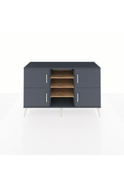 Kronos Konsol 5 Raflı 4 Kapaklı 132x59x83 - S606M034V18C