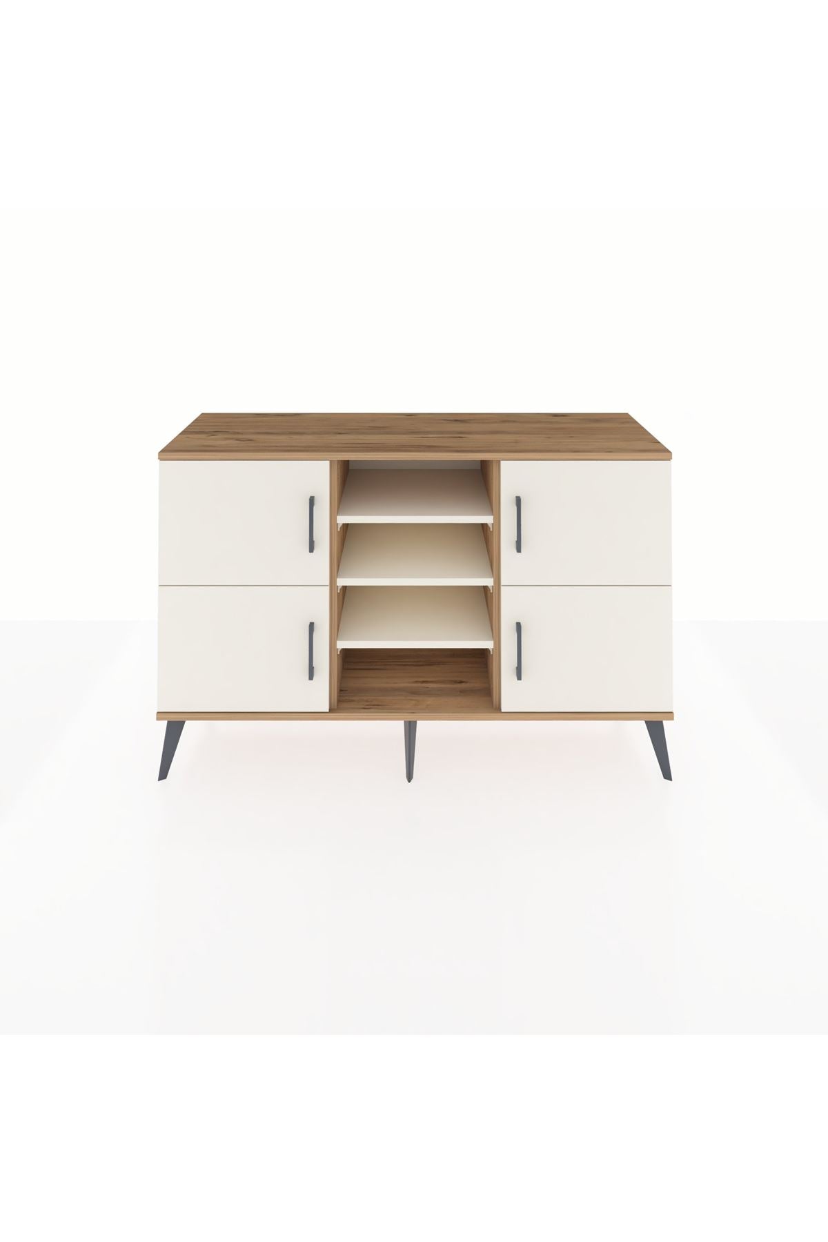 Kronos Konsol 5 Raflı 4 Kapaklı 132x59x83 - S606M034V22C