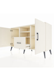 Kronos Konsol 4 Raflı Tek Çekmeceli 2 Kapaklı 132x59x83 - S606M036V04C