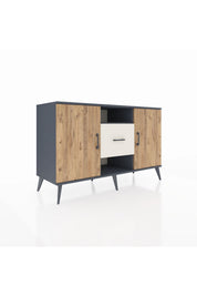Kronos Konsol 3 Raflı Tek Çekmeceli 2 Kapaklı 132x59x83 - S606M037V10C