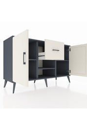 Kronos Konsol 3 Raflı Tek Çekmeceli 2 Kapaklı 132x59x83 - S606M038V13C