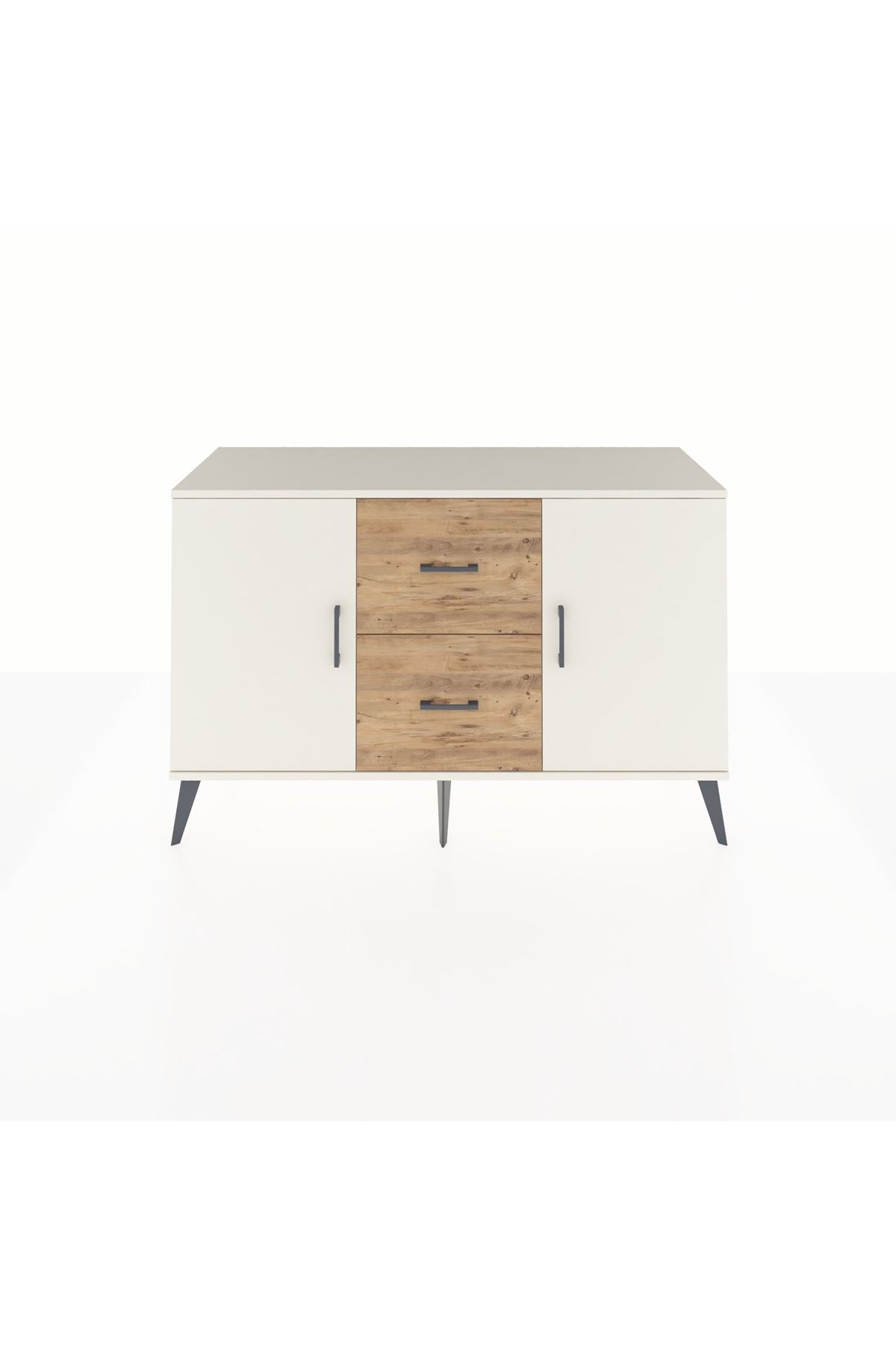 Kronos Konsol 2 Raflı 2 Çekmeceli 2 Kapaklı 132x59x83 - S606M039V06C