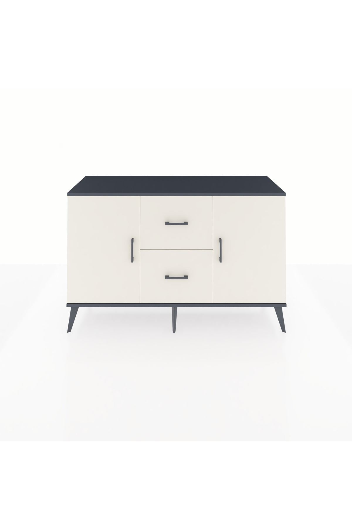 Kronos Konsol 2 Raflı 2 Çekmeceli 2 Kapaklı 132x59x83 - S606M039V13C