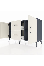 Kronos Konsol 2 Raflı 2 Çekmeceli 2 Kapaklı 132x59x83 - S606M039V13C