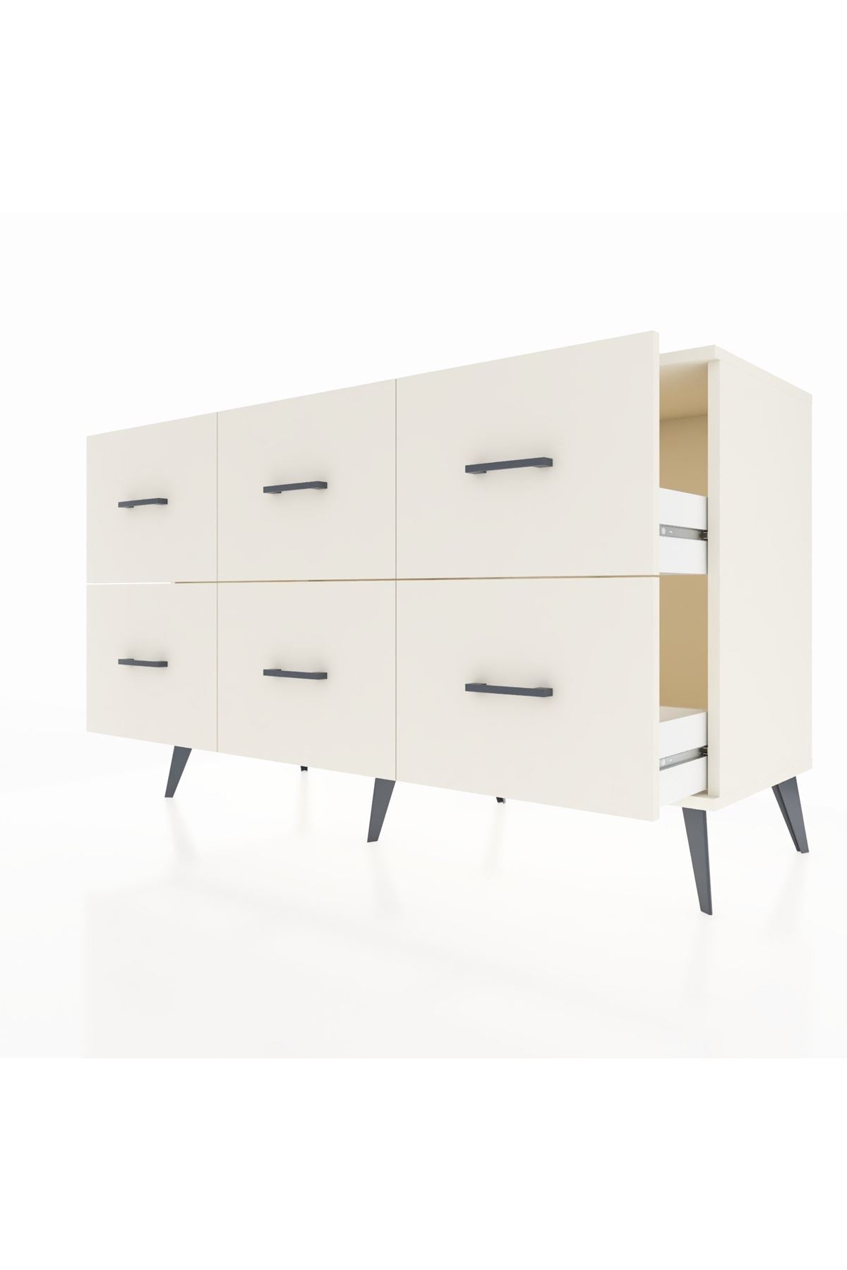 Kronos Konsol 6 Çekmeceli 132x59x83 - S606M041V04C