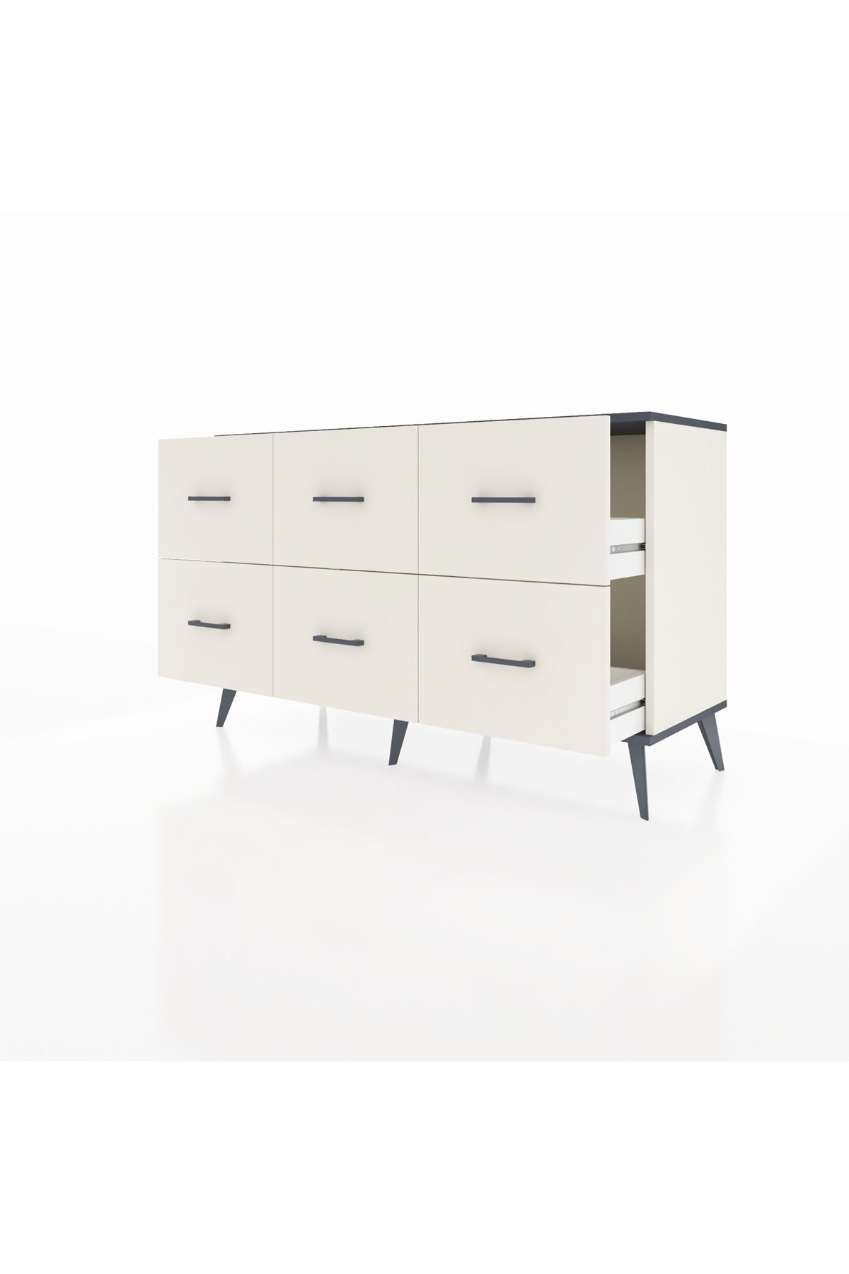 Kronos Konsol 6 Çekmeceli 132x59x83 - S606M041V07C