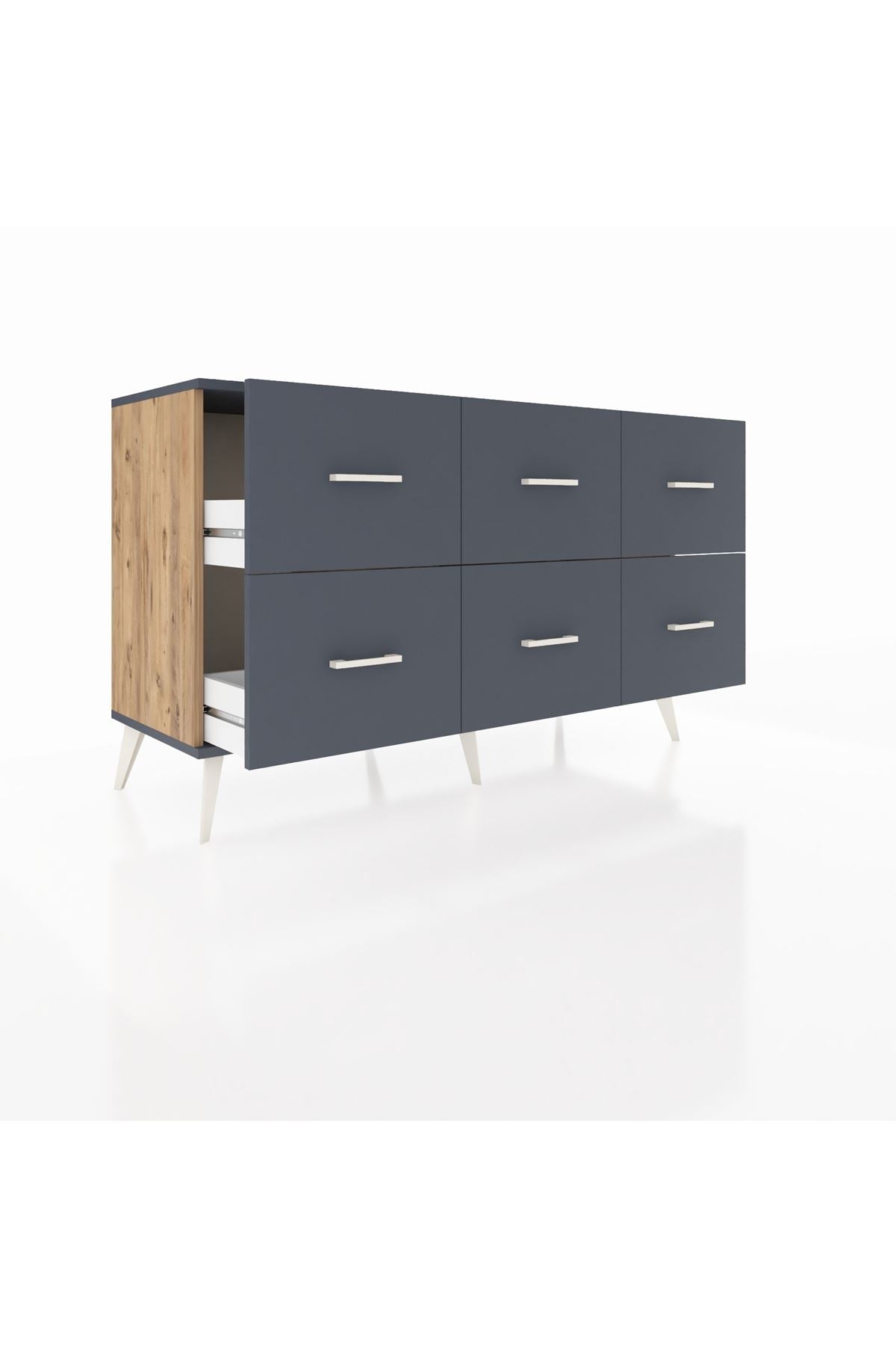 Kronos Konsol 6 Çekmeceli 132x59x83 - S606M041V26C