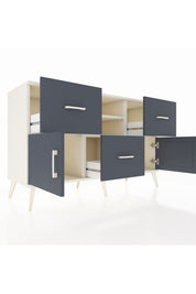 Kronos Konsol 2 Raflı 3 Çekmeceli 2 Kapaklı 132x59x83 - S606M043V08C