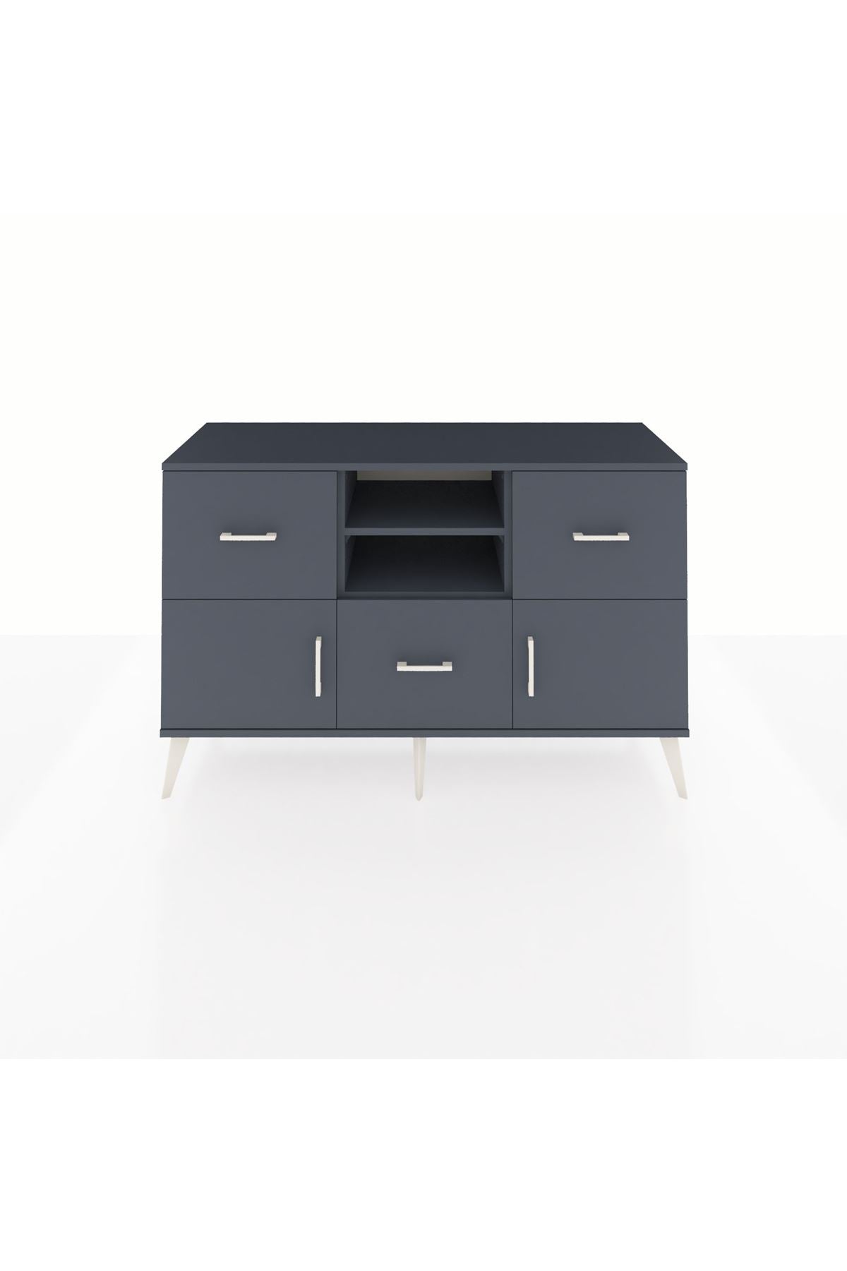 Kronos Konsol 2 Raflı 3 Çekmeceli 2 Kapaklı 132x59x83 - S606M043V17C