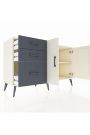Kronos Konsol 2 Raflı 3 Çekmeceli 2 Kapaklı 132x59x83 - S606M044V05C