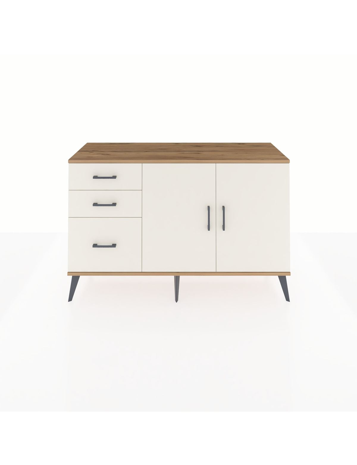 Kronos Konsol 2 Raflı 3 Çekmeceli 2 Kapaklı 132x59x83 - S606M044V22C