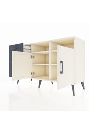 Kronos Konsol 4 Raflı 3 Çekmeceli 2 Kapaklı 132x59x83 - S606M045V05C