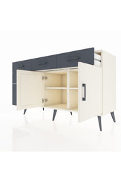 Kronos Konsol 2 Raflı 5 Çekmeceli 2 Kapaklı 132x59x83 - S606M046V05C