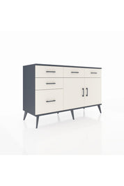 Kronos Konsol 2 Raflı 5 Çekmeceli 2 Kapaklı 132x59x83 - S606M046V13C