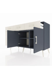 Kronos Konsol 2 Raflı 5 Çekmeceli 2 Kapaklı 132x59x83 - S606M046V16C