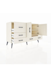 Kronos Konsol 4 Raflı 5 Çekmeceli 2 Kapaklı 132x59x83 - S606M047V04C