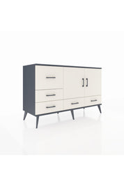 Kronos Konsol 4 Raflı 5 Çekmeceli 2 Kapaklı 132x59x83 - S606M047V13C