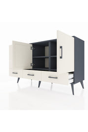 Kronos Konsol 4 Raflı 5 Çekmeceli 2 Kapaklı 132x59x83 - S606M047V13C