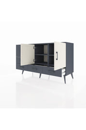 Kronos Konsol 4 Raflı 5 Çekmeceli 2 Kapaklı 132x59x83 - S606M047V14C