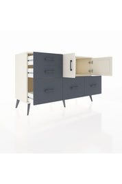 Kronos Konsol 2 Raflı 5 Çekmeceli 2 Kapaklı 132x59x83 - S606M049V05C