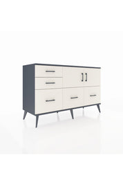 Kronos Konsol 2 Raflı 5 Çekmeceli 2 Kapaklı 132x59x83 - S606M049V13C