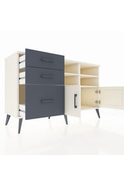 Kronos Konsol 4 Raflı 3 Çekmeceli 2 Kapaklı 132x59x83 - S606M050V05C