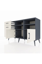 Kronos Konsol 4 Raflı 3 Çekmeceli 2 Kapaklı 132x59x83 - S606M050V13C