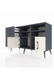 Kronos Konsol 4 Raflı 3 Çekmeceli 2 Kapaklı 132x59x83 - S606M050V14C