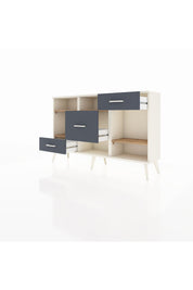 Arges Konsol 4 Raflı 3 Çekmeceli 132x30x83 - S144M001V02A