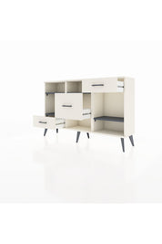 Arges Konsol 4 Raflı 3 Çekmeceli 132x30x83 - S144M001V07A