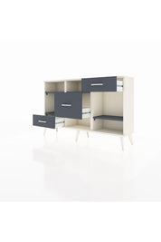 Arges Konsol 4 Raflı 3 Çekmeceli 132x30x83 - S144M001V08A