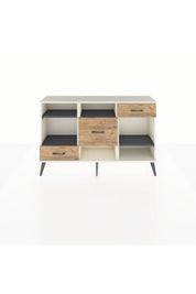 Arges Konsol 4 Raflı 3 Çekmeceli 132x30x83 - S144M001V09A