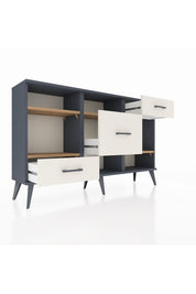 Arges Konsol 4 Raflı 3 Çekmeceli 132x30x83 - S144M001V10A